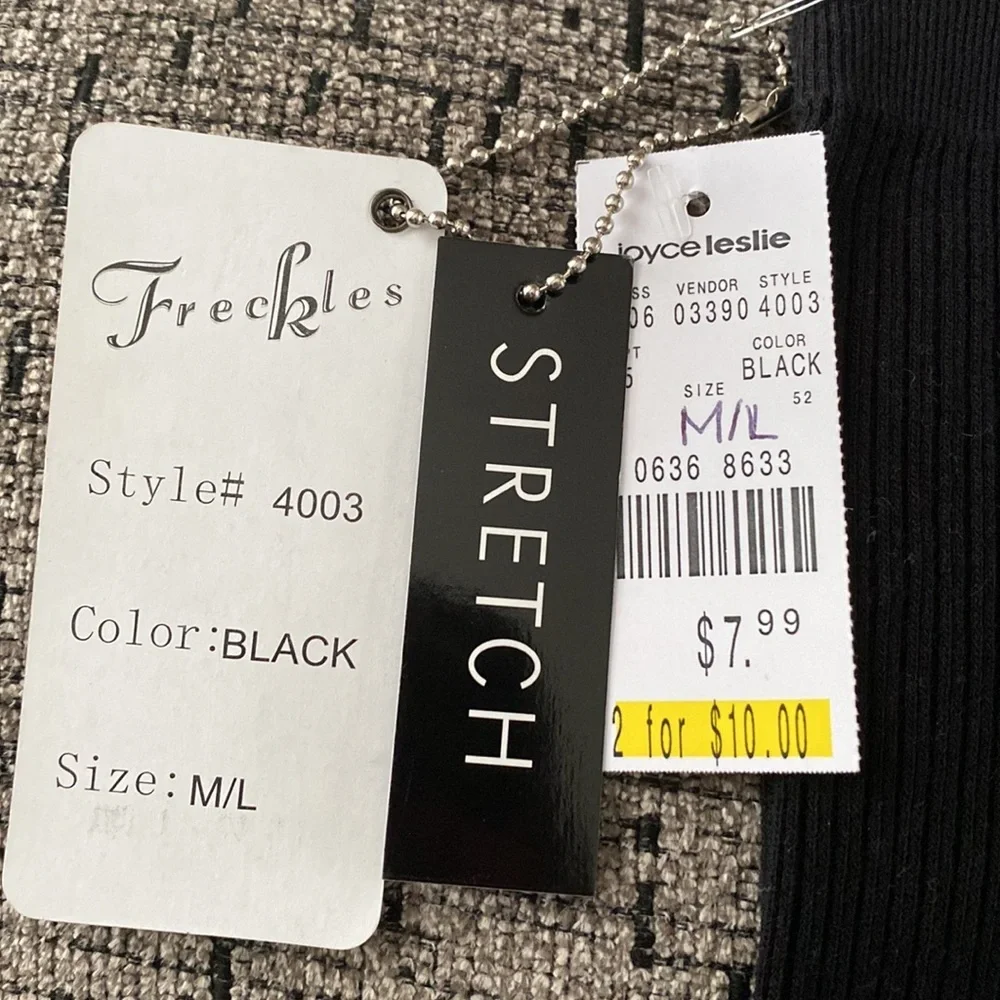 NWT 🌟FINAL PRICE🌟Joyce Leslie Black Stretch Leggings